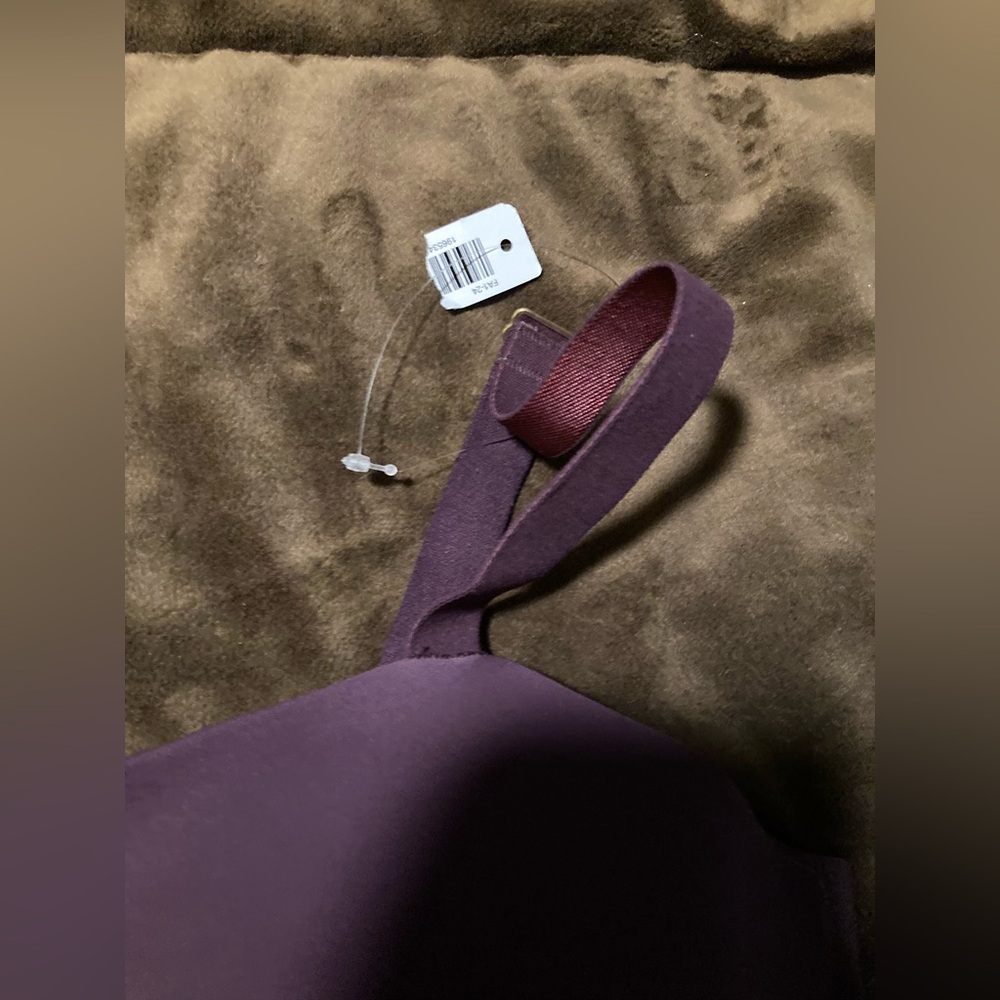 Soma brand, size 38DDD, perfect coverage, new, purple, comfy bra - Picture 2 of 4
